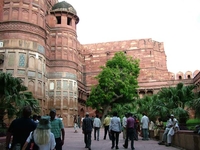 Agra Fort Tourists