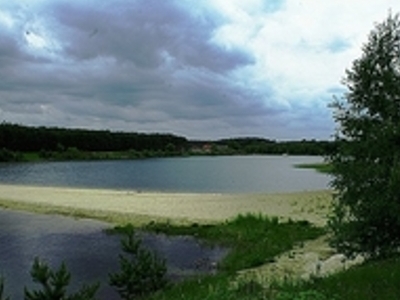 Bay in former Sand Mine of Myślin