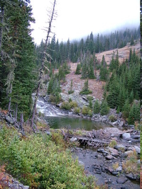 Big Timber Creek Falls - Montana Big Timber Creek Falls - Montana