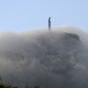 Clouds Under The Statue Of Christ