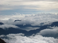 Danau Gunung Tujuh Dari Puncak Merapi