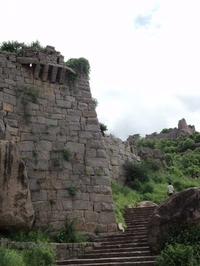Golconda Fort Staircase To The Top