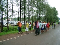 A Small Tourist Gathering A Small Tourist Gathering