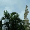 Roman Goddess Flora Statue Above Flora Fountain
