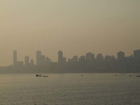 Malabar Hill View From Marine Drive Near Chowpaty Malabar Hill View From Marine Drive Near Chowpaty