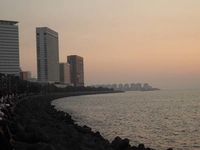 Nariman Point Buildings & Cuff Parade Behind Nariman Point Buildings & Cuff Parade Behind