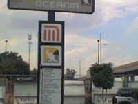 Estacion Del Metro Del Aeropuerto De La Ciudad De Mexico