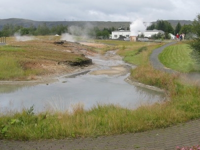 Geothermal area in Hveragerdi Geothermal area in Hveragerdi
