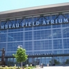 Sign For The Atrium Outside Lambeau Field