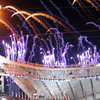 Olympic Flame At Opening Ceremony