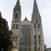 The West Façade Under Scaffolding