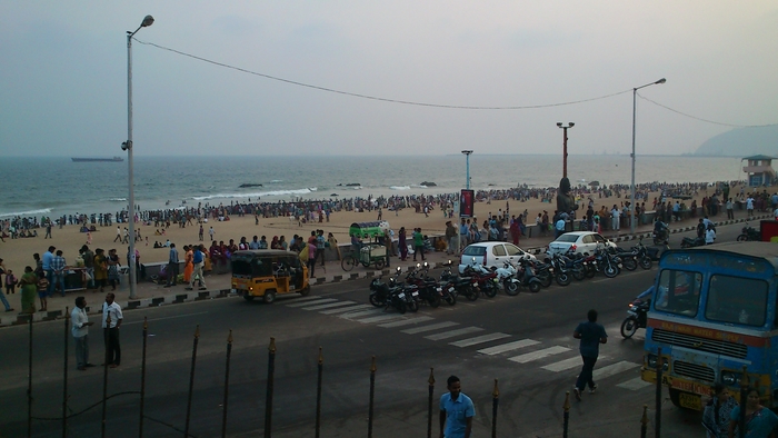 Ramakrishna Mission Beach Visakhapatnam India Photos
