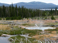 Heart Lake Geyser Heart Lake Geyser