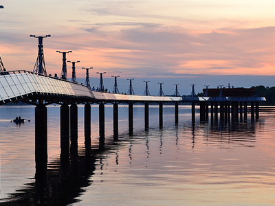 Pier in Plock